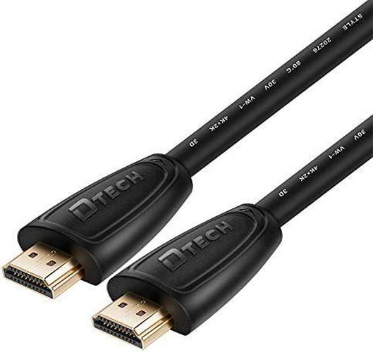 DTech, DTECH 0.75m UHD HDMI Cable 4K 60Hz Male to Male Cord Support 1080p at 144Hz 2K HD Digital Video