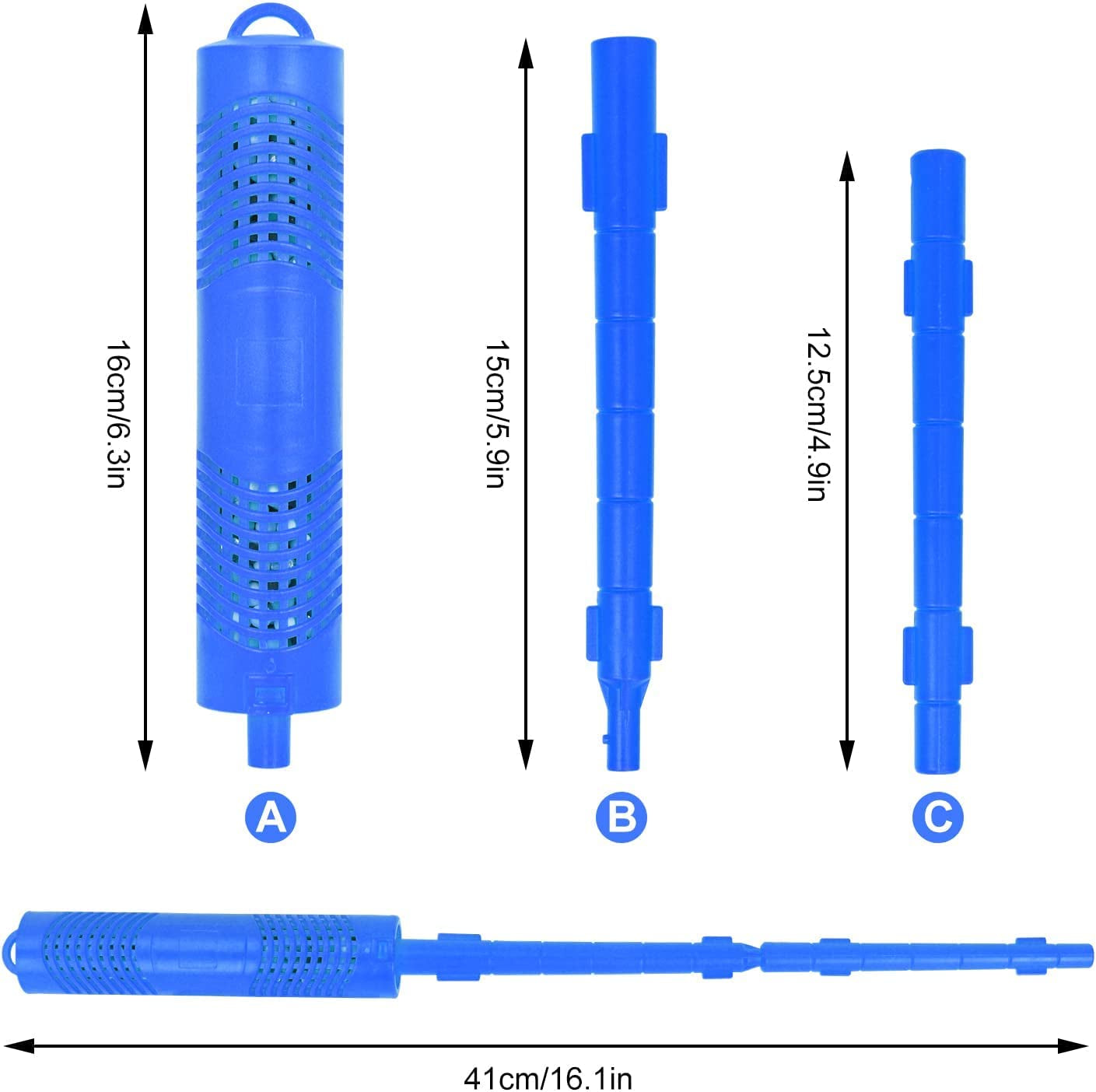 DVUBMO, DVUBMO Spa Mineral Sticks for Hot Tub, 2 Stick Spa Mineral Sanitizer Last for 4 Months (Blue)