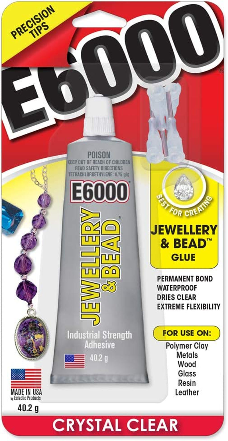 E6000, E6000 10242001 Jewellery and Bead Clear Adhesive, 40.2 G (AU10242001)