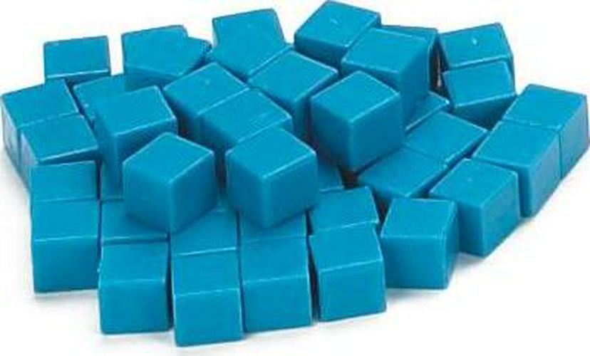 EAI Education, EAI Education Base Ten Units: Blue Plastic - Set of 100