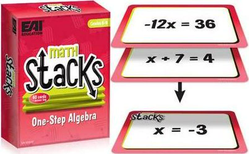 EAI Education, EAI Education Math Stacks One-Step Algebra Game: Grades 6-8