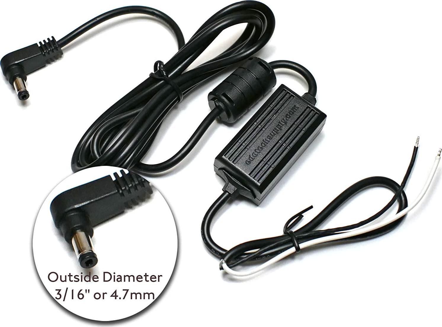 EDOTech, EDO TechÂ Direct Hardwire Vehicle 5V Power Cord Adapter Kit for Sirius XM Radio PowerConnect Dock Onyx Edge Lynx Stratus Starmate