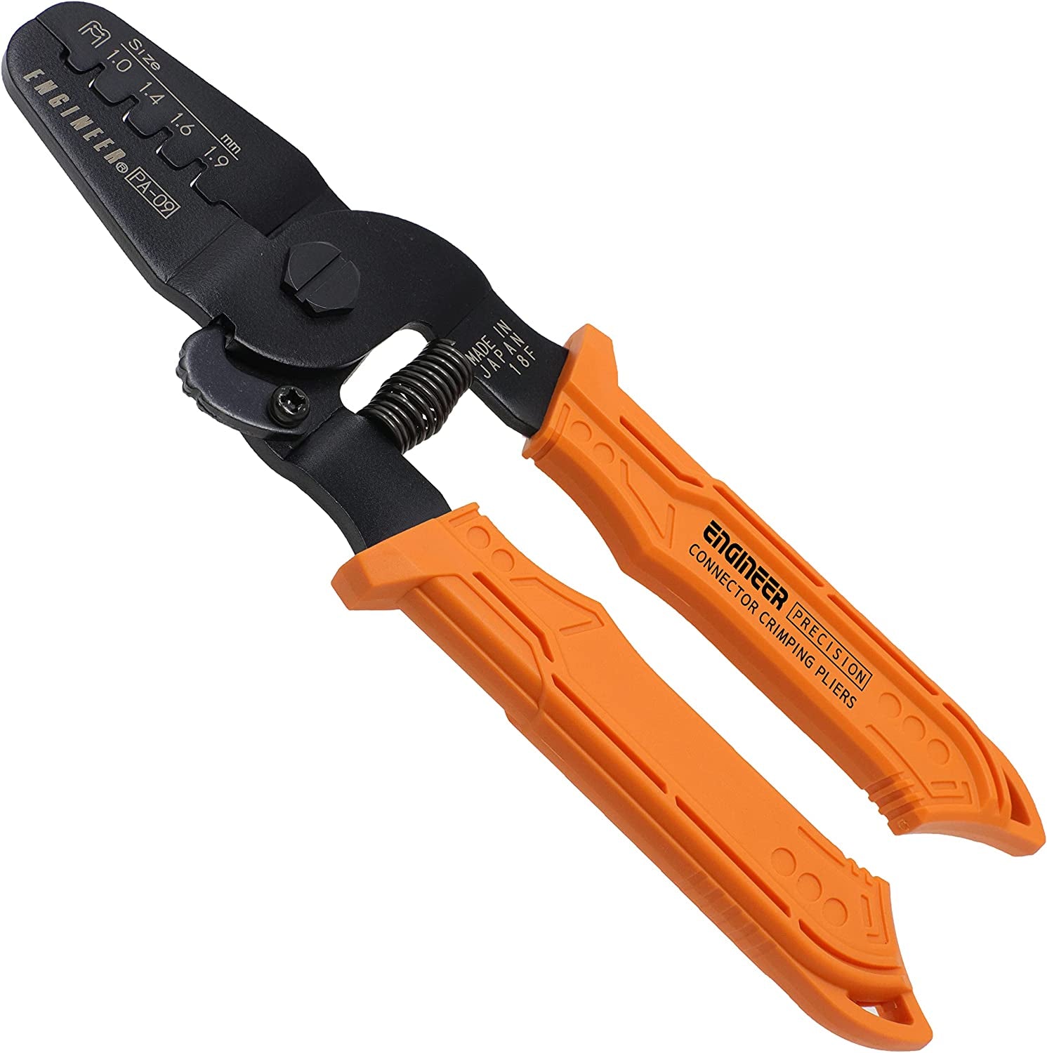 ENGINEER, ENGINEER PA-09 Super-Precise Crimping Tool (Made in Japan) Works with AWG32-20 Open-Barrel JST ZH, PH, XH, SH/SHL, Molex KK, Picoblade and Other Narrow-Pitch Connector Contacts