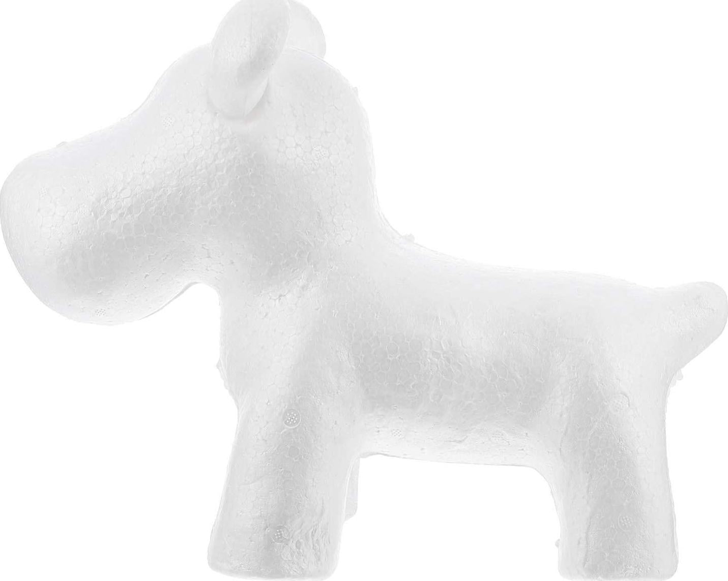 EXCEART, EXCEART Styrofoam Polystyrene Modelling Foam Polystyrene Dog Shapes White Craft Foam Balls for DIY Rose Puppy Flower Decor Christmas Centerpiece Craft Art Supplies