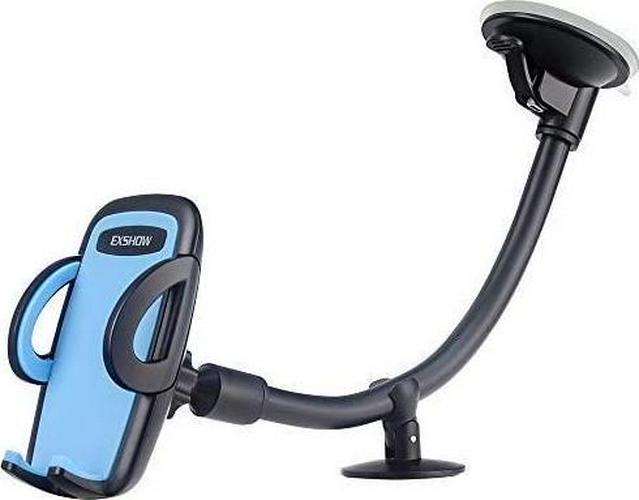 EXSHOW, EXSHOW Car Mount,Universal Windshield Dashboard 8.5 inch Long Arm Car Phone Mount for and All Smartphones 3.5-6.1 inch(Blue)
