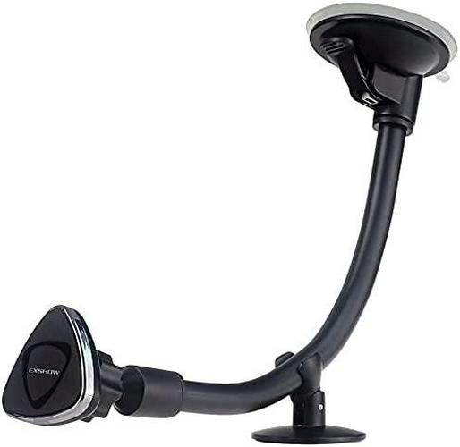 EXSHOW, EXSHOW Car Phone Holder, Magnetic Windscreen Car Mount, Flexible Long Arm Windshield Suction Phone Cradle with Dashboard Base for iPhone xr xs x 8 Plus Huawei Mate 10 9 Honor Samsung S10 S9+ Note etc.