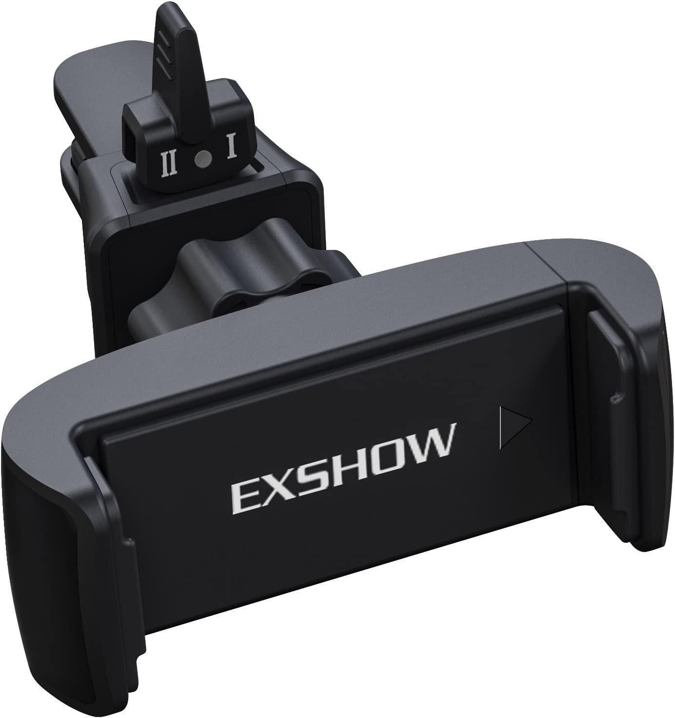 EXSHOW, EXSHOW Car Vent Phone Mount with 360 Degree Rotation for iPhone XR XS 8 8 Plus 7 7Plus 6 6Plus 5S 5C SE,Samsung Glaxy and more