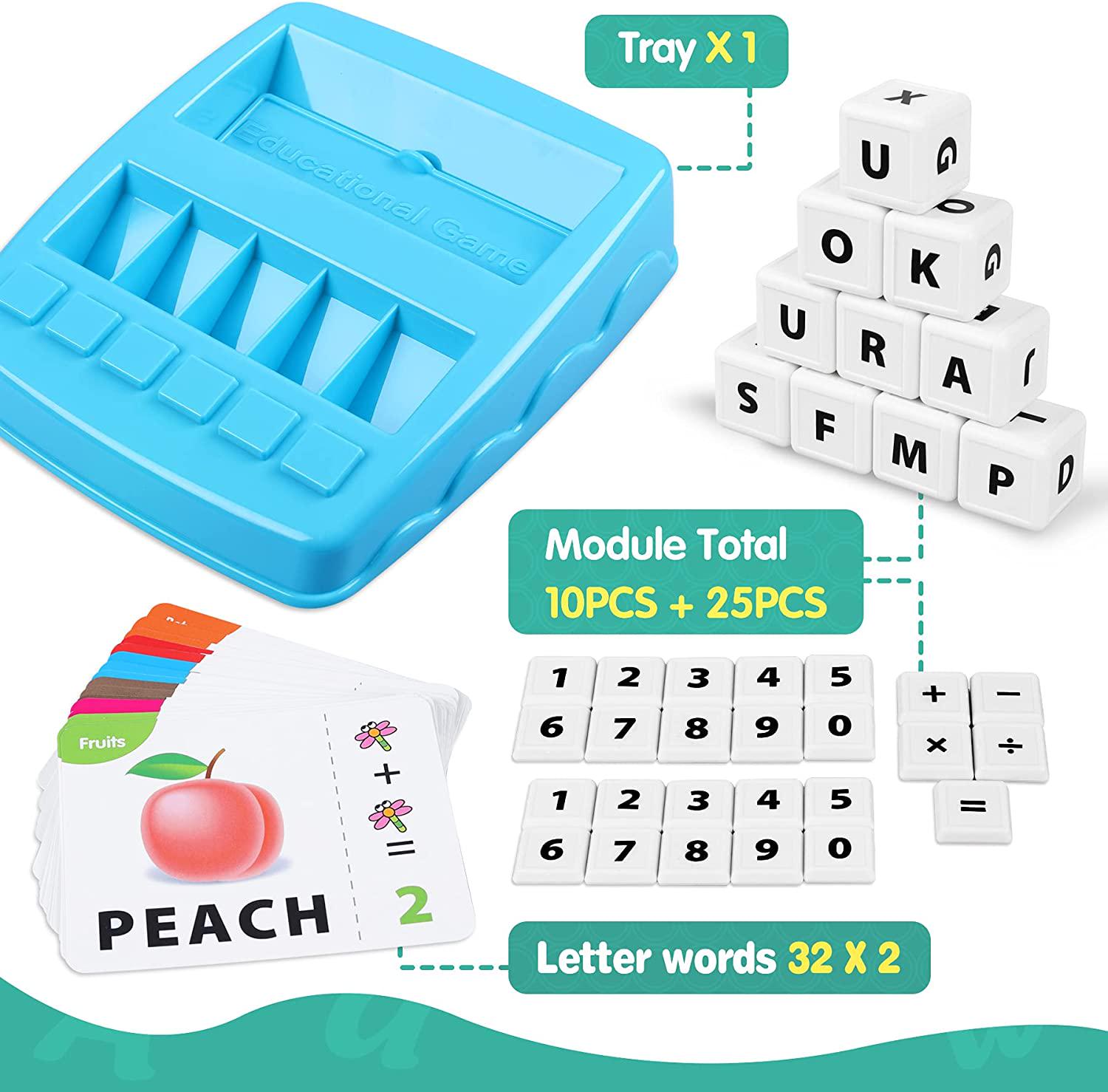 Toyk, Educational Matching Letter Game, Sight Word Games, Interactive Game Toys. for Kids Toys Educational Learning Toys for Boys Girls Birthday Party Gifts for 3 4 5 6 Year Olds