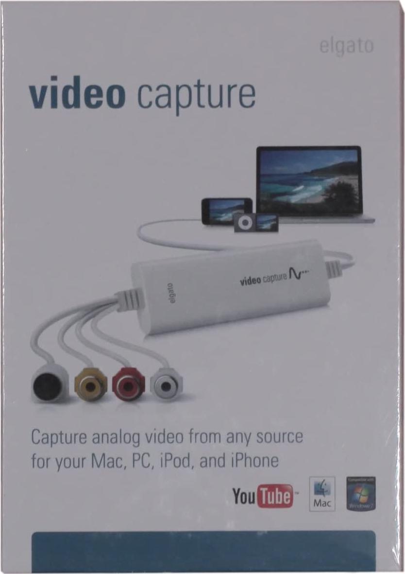 Elgato, Elgato Video Capture - Digitise Video for Mac, PC or iPad (USB 2.0)