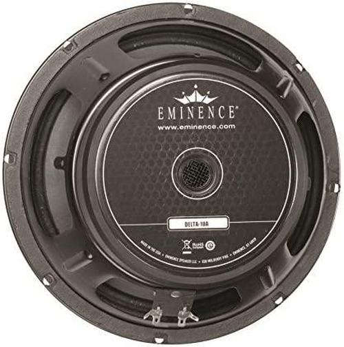 EMINENCE, Eminence American Standard Delta-10B 10 Pro Audio Speaker, 350 Watts at 16 Ohms