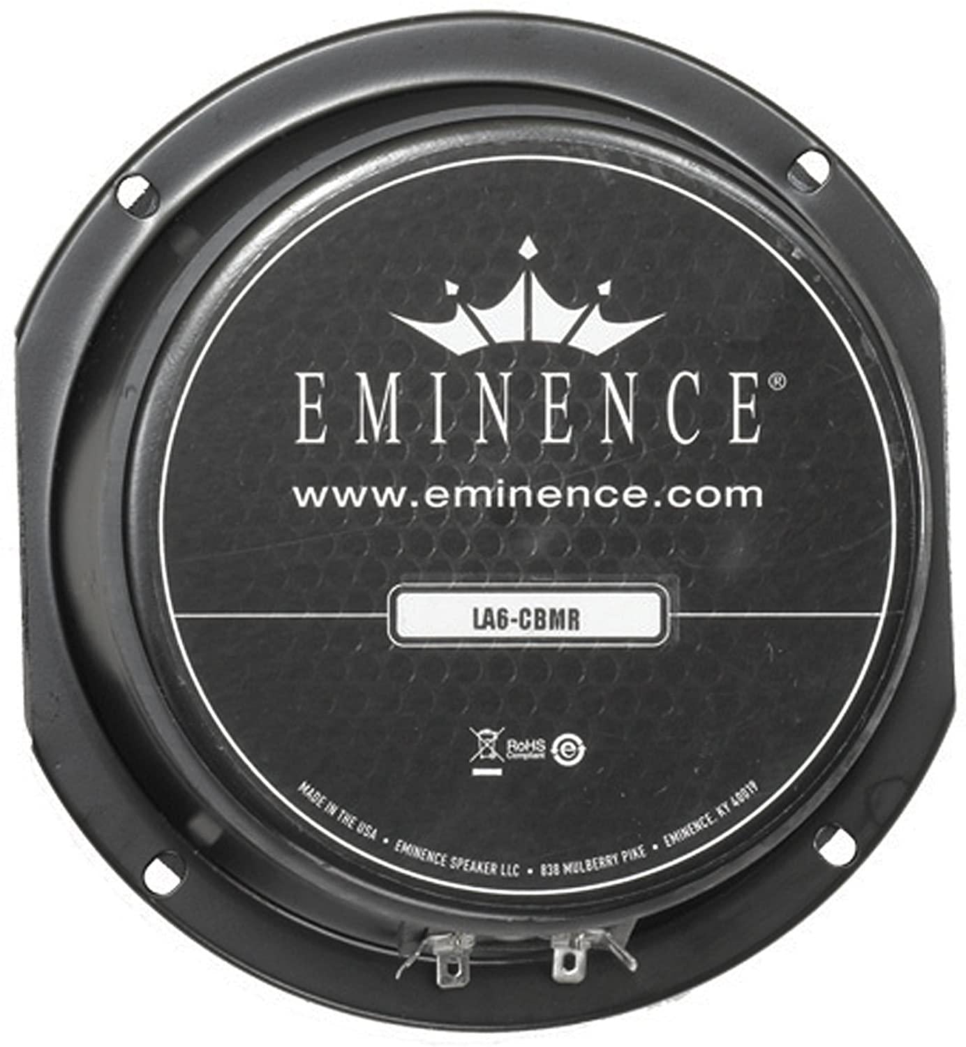 EMINENCE, Eminence American Standard LA6-CBMR 6 Midrange Pro Audio Speaker, 150 Watts at 8 Ohms