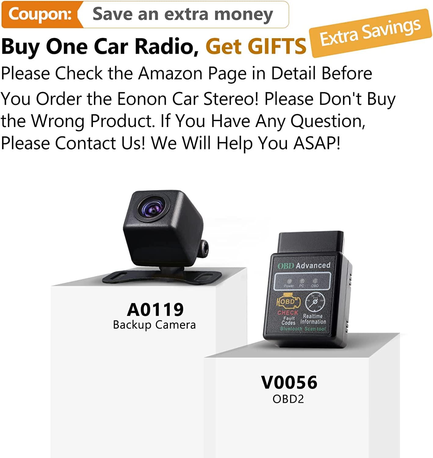 Eonon, Eonon Apple CarPlay&Android Auto Car Stereo Receiver, Android 11 Car Radio Compatible for BMW 3 Series 2005-2011(E90/E91/E92/E93),Built-in DSP/IPS Display/Bluetooth 5.0-9 Inch-R65