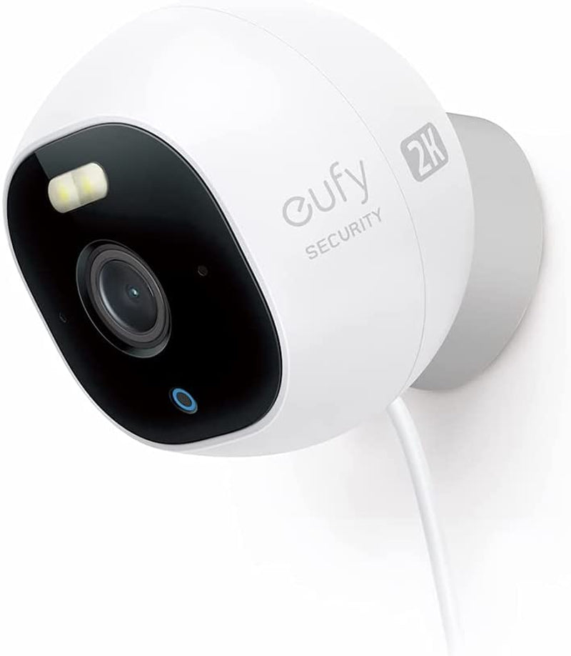 Eufy, Eufy Security by Anker Outdoor Cam 2K All-In-One Outdoor Security Camera with 2K Resolution, Spotlight, Color Night Vision, No Monthly Fees, Wired Camera, Security Camera Outdoor, IP67 Weatherproof