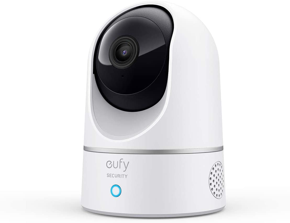Eufy, Eufy T8410C24 2K Indoor Security Camera Pan and Tilt White
