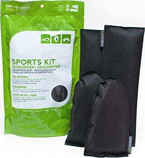 Ever Bamboo, Ever Bamboo Sports Kit Deodorizer Bag Set w/Natural Bamboo Charcoal