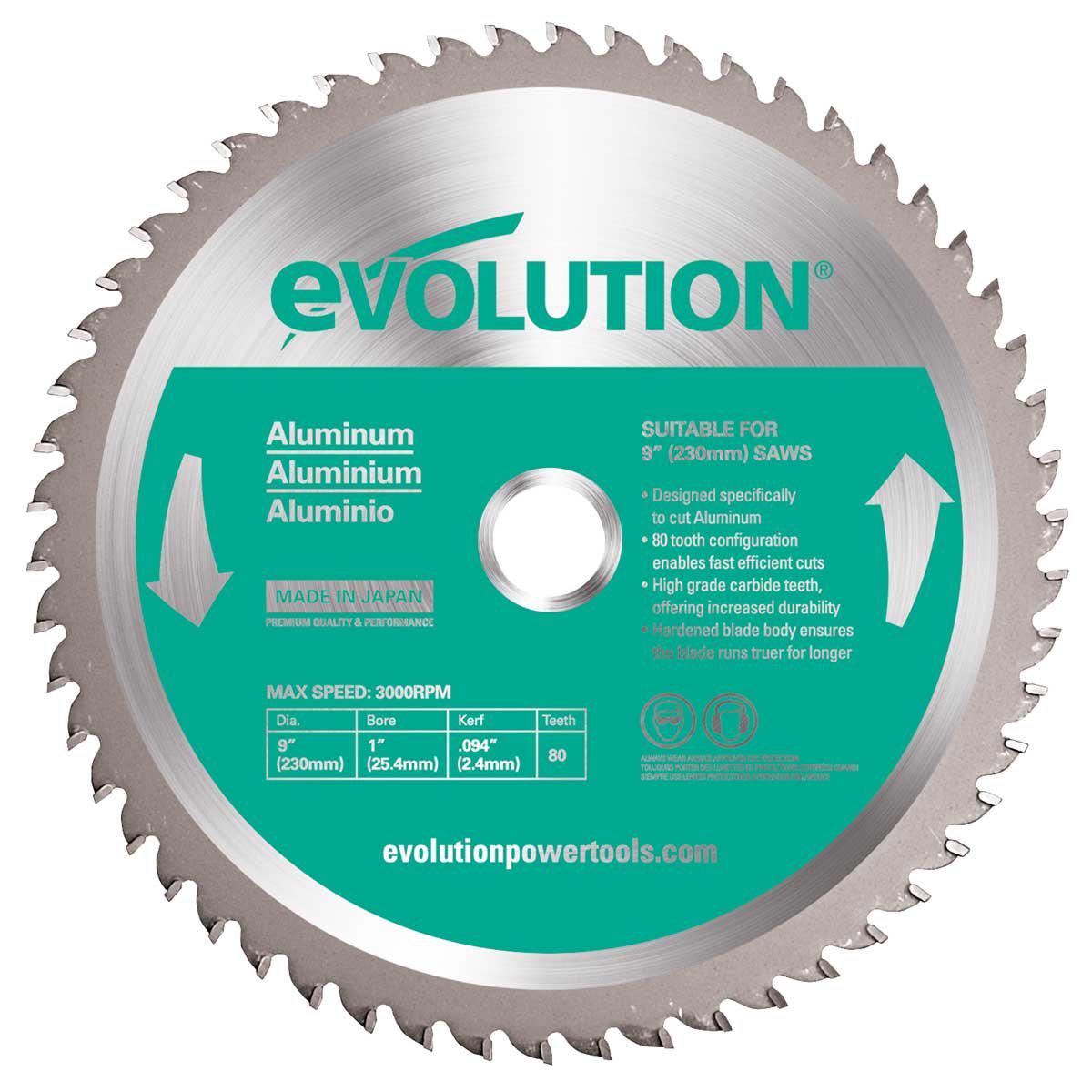 Evolution, Evolution Saw Blades For Aluminum - 10 Inch Circular Saw Blade 10BLADEAL