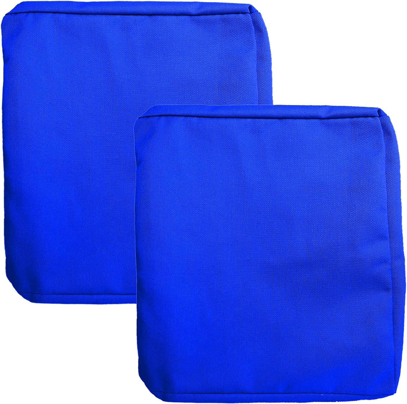 FLYMEI, FLYMEI Outdoor Cushion Cover Replacement, Patio Chair Seat Cushion Covers Only, Water Resistant Patio Cushion Slip Cover (23'' X 23'' X 5'' 2Pack, Royal Blue)