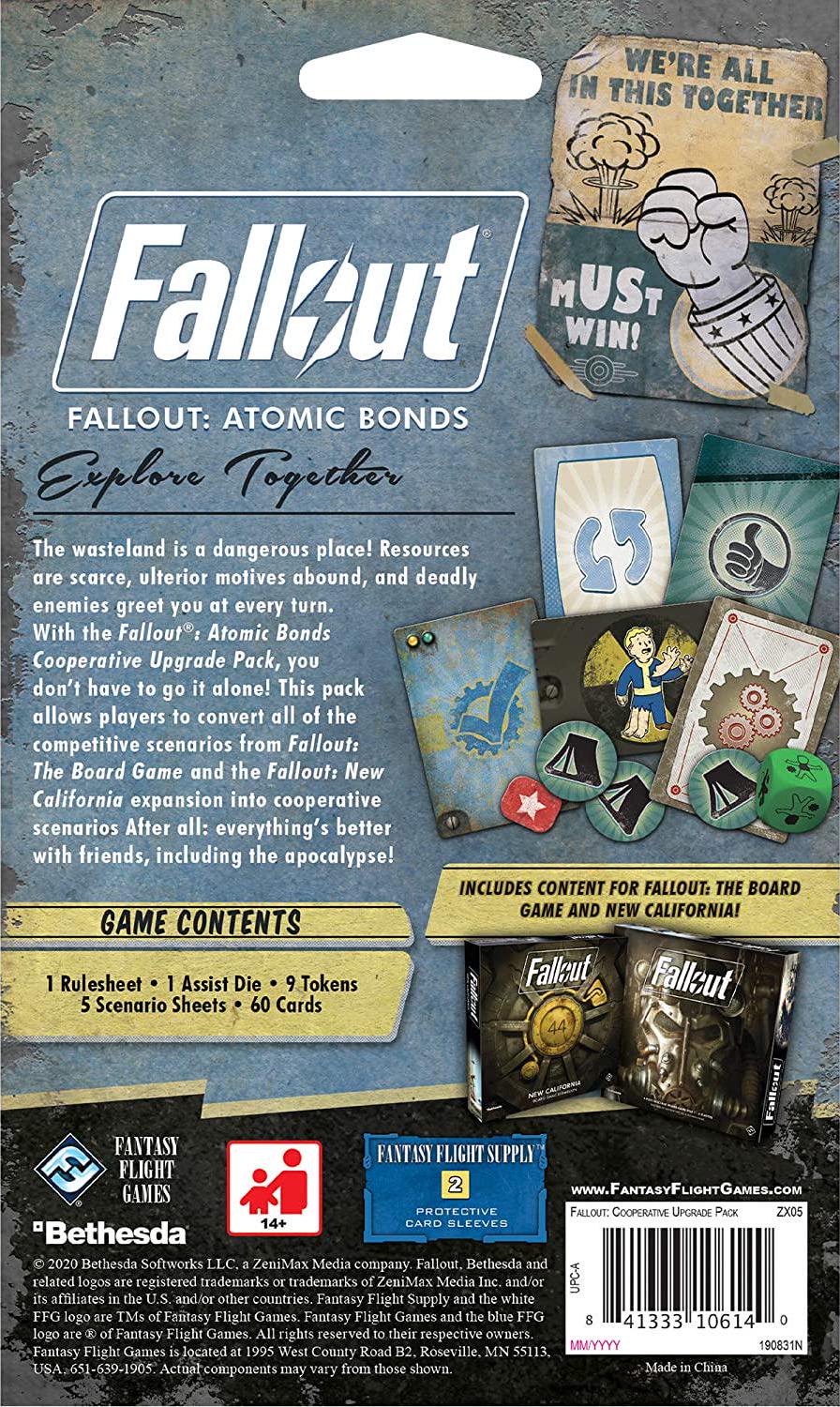 Fantasy Flight Games, Fantasy Flight Fallout Atomic Bonds Board Game