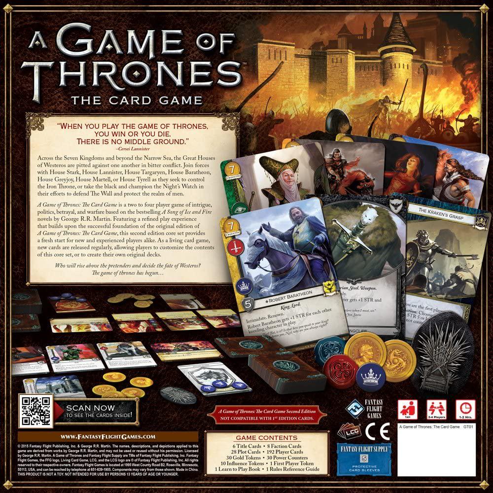 Fantasy Flight Games, Fantasy Flight Games A Game of Thrones LCG 2nd Edition Board Games