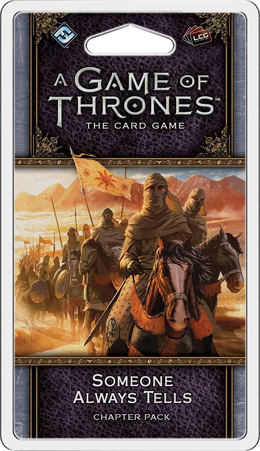 Fantasy Flight Games, Fantasy Flight Games Current Edition A Game of Thrones Lcg Someone Always Tells Board Game