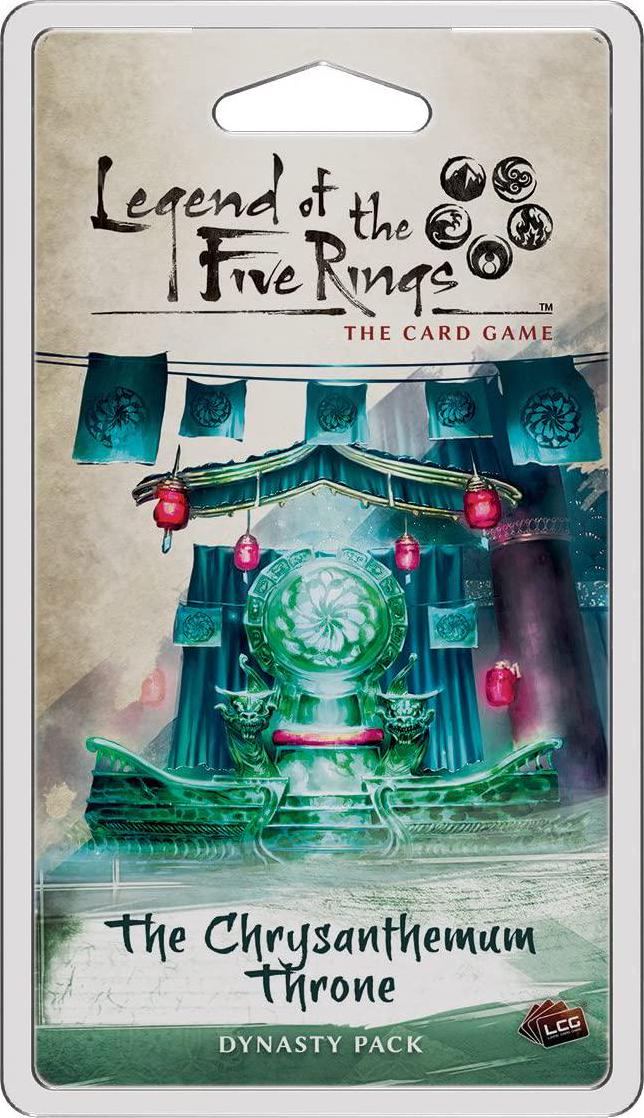 Fantasy Flight Games, Fantasy Flight Games Current Edition Legend of The Five Rings Lcg The Chrysanthemum Throne Board Game
