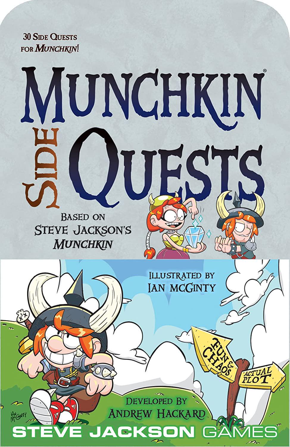 Fantasy Flight Games, Fantasy Flight Games Current Edition Munchkin Side Quests Board Game