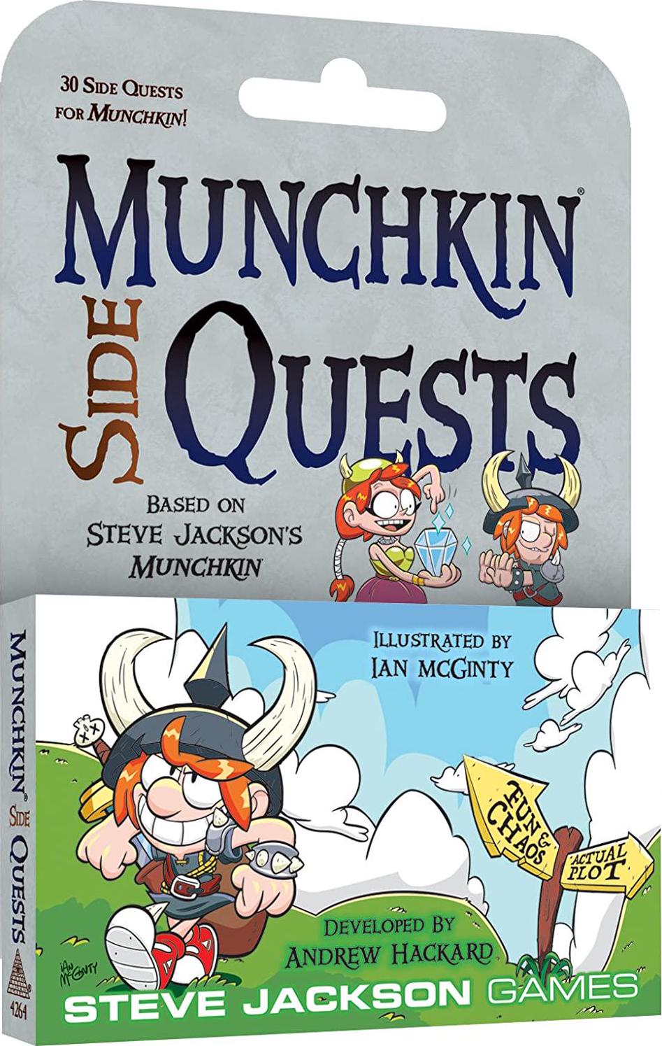 Fantasy Flight Games, Fantasy Flight Games Current Edition Munchkin Side Quests Board Game