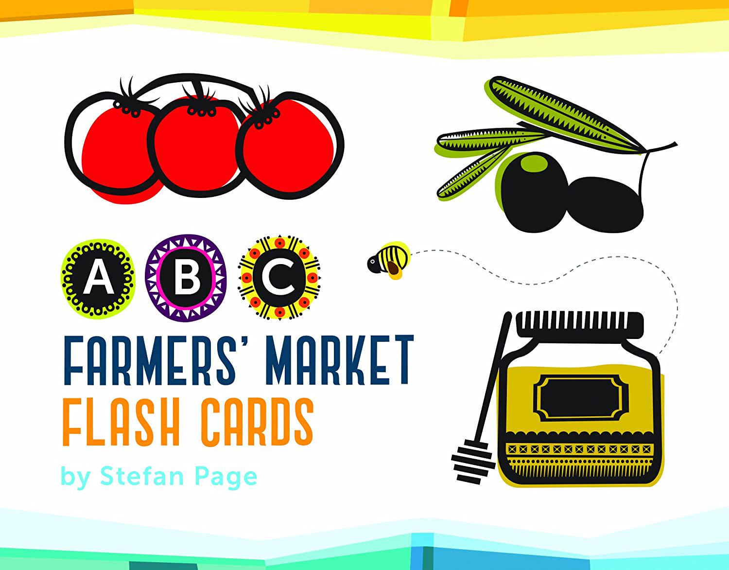 Chronicle Books, Farmers' Market Flash Cards (ABC Flash Cards, Learning ABCs for Toddlers and Kids, Speech Therapy Flash Cards)