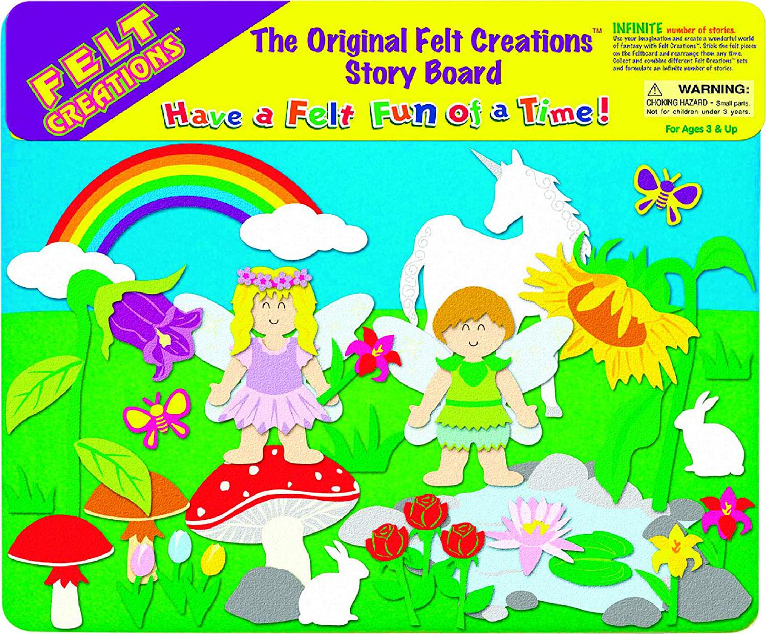 Felt Creations, Felt Creations HU9200 Flower Fairy Felt Story Board