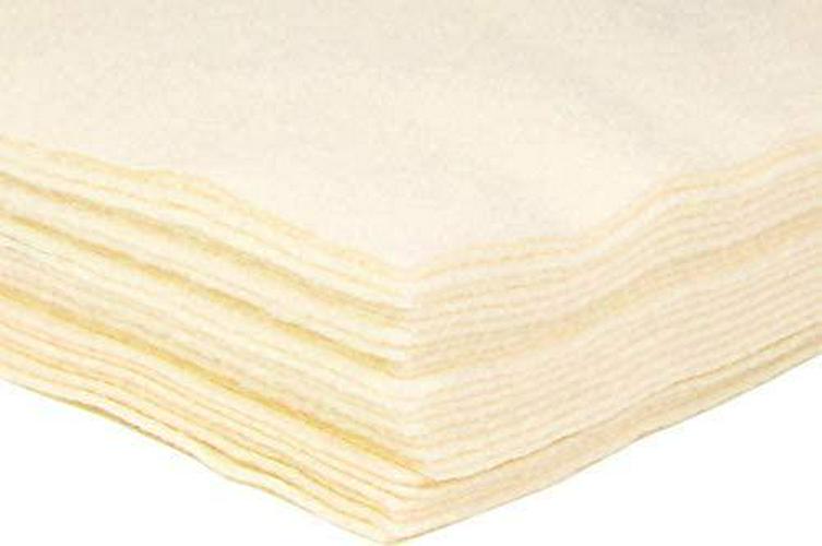 HipGirl, Felt Sheets for Crafts 9x12.Acrylic Sheets Art and Craft Material.Fabric Craft Supplies,Gift Wrapping Supplies,Fabric Felt for Crafts,Sewing,Halloween Costume-24PC Felt Fabric Antique White Felt Paper