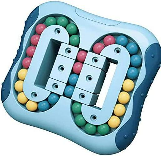 Sleep Cast, Fidget Cube Magic Bean Cube, Fidget Toys, Fidget Packs, Pop it, Sensory Toys for Stress and Anxiety Relief (Blue)