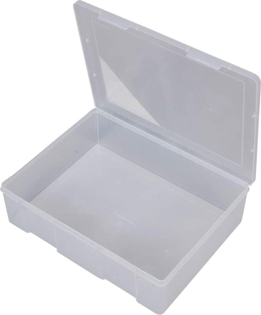 FISCHER PLASTIC, Fischer Plastic F1H-091 1 Compartment Storage Box, Clear