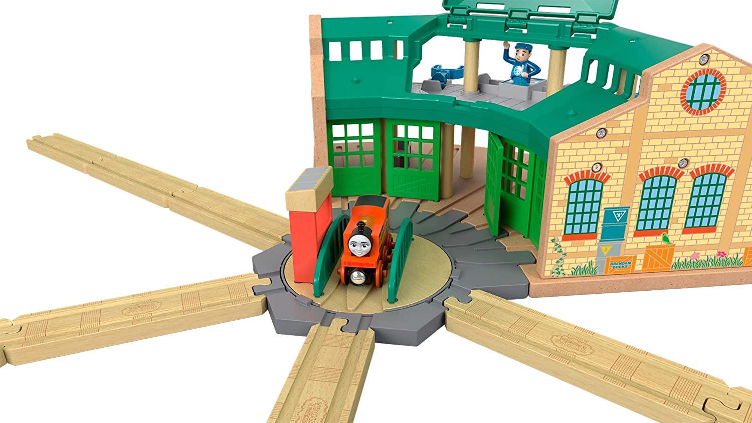 Thomas & Friends, Fisher Price - Thomas and Friends Wood Tidmouth Sheds
