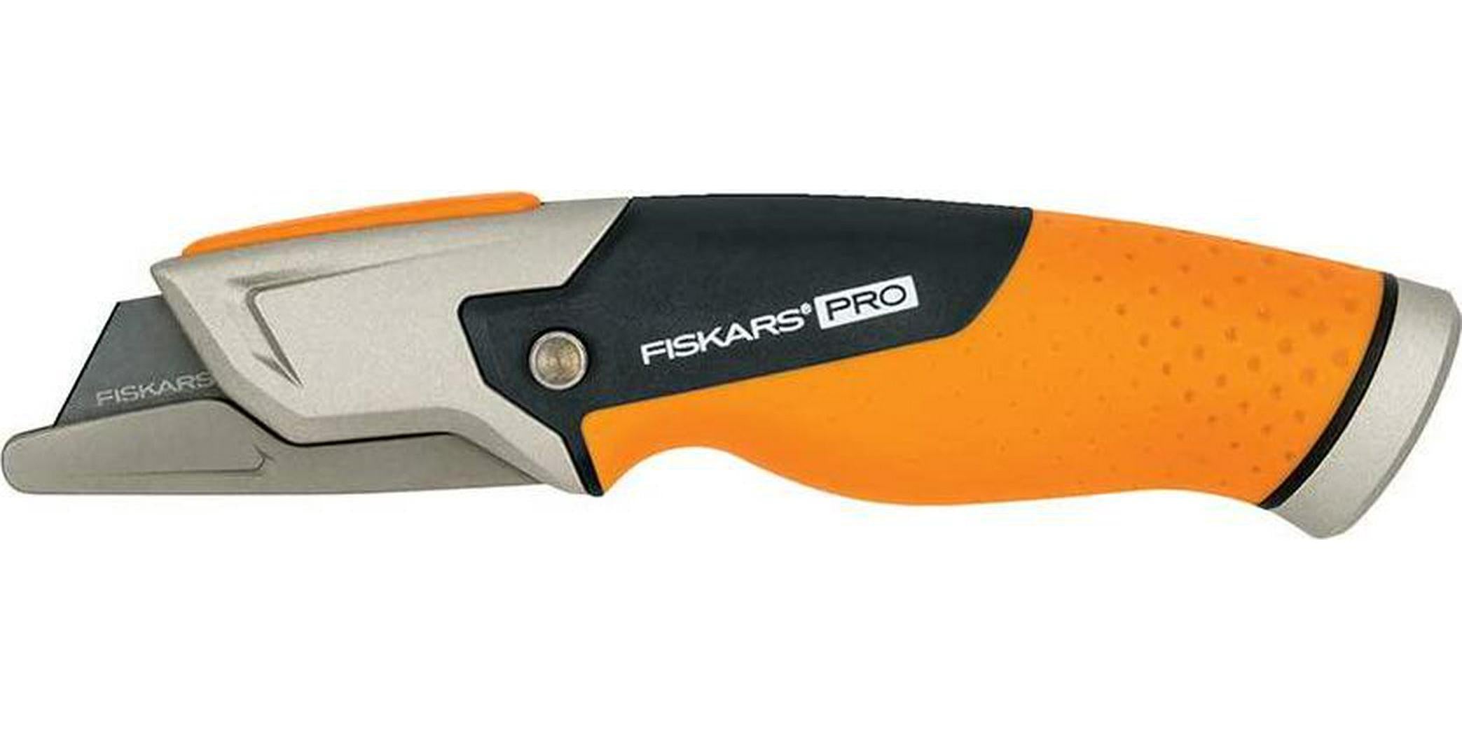 Fiskars, Fiskars 770010-1001 Pro Utility Knife, Fixed, Orange/Black