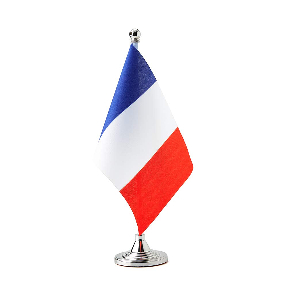 mflagperft, France Flag French Table Desk Small Mini Flags Decorations
