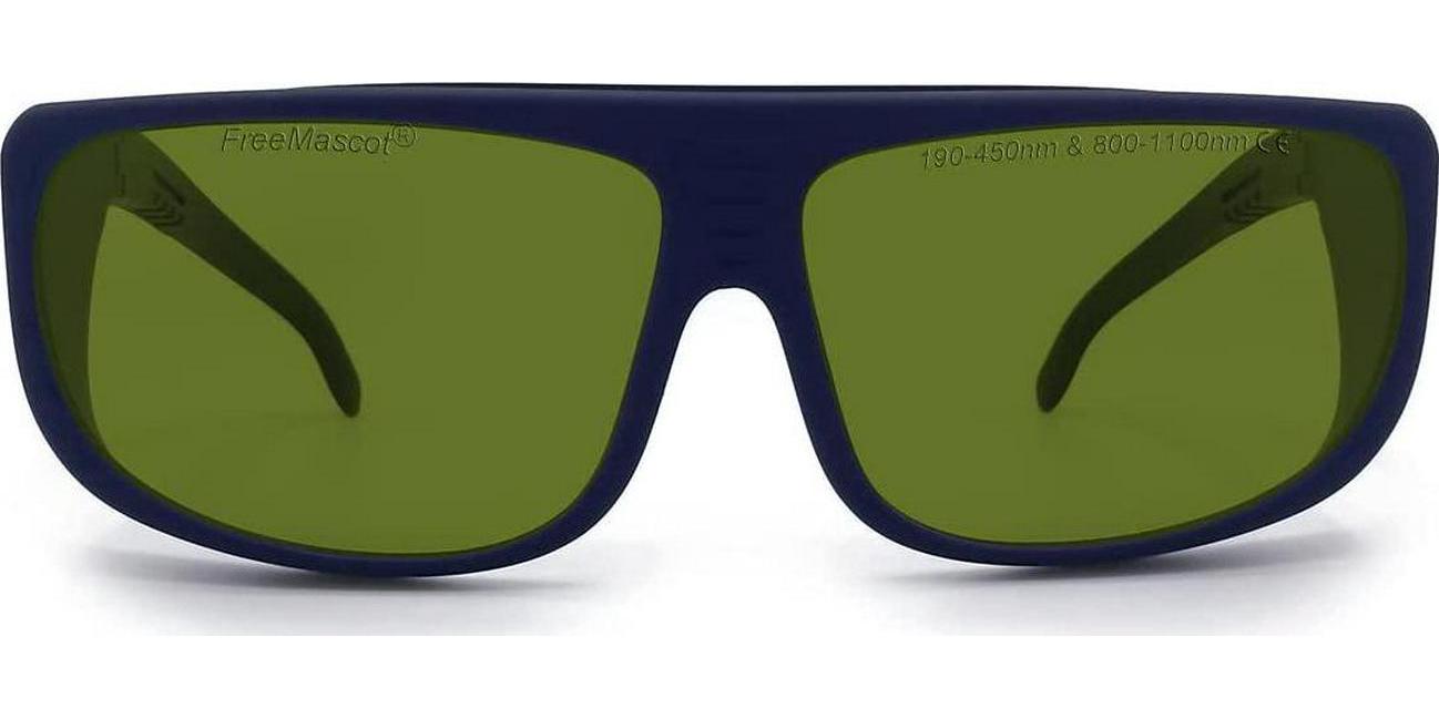 FreeMascot, FreeMascot Professional OD 8+ 190nm-450nm/800nm-1100nm Wavelength Laser Safety Glasses for Typical 405nm, 445nm, 808nm, 980nm, 1064nm 1070nm, 1080nm Laser Light (Style 5)