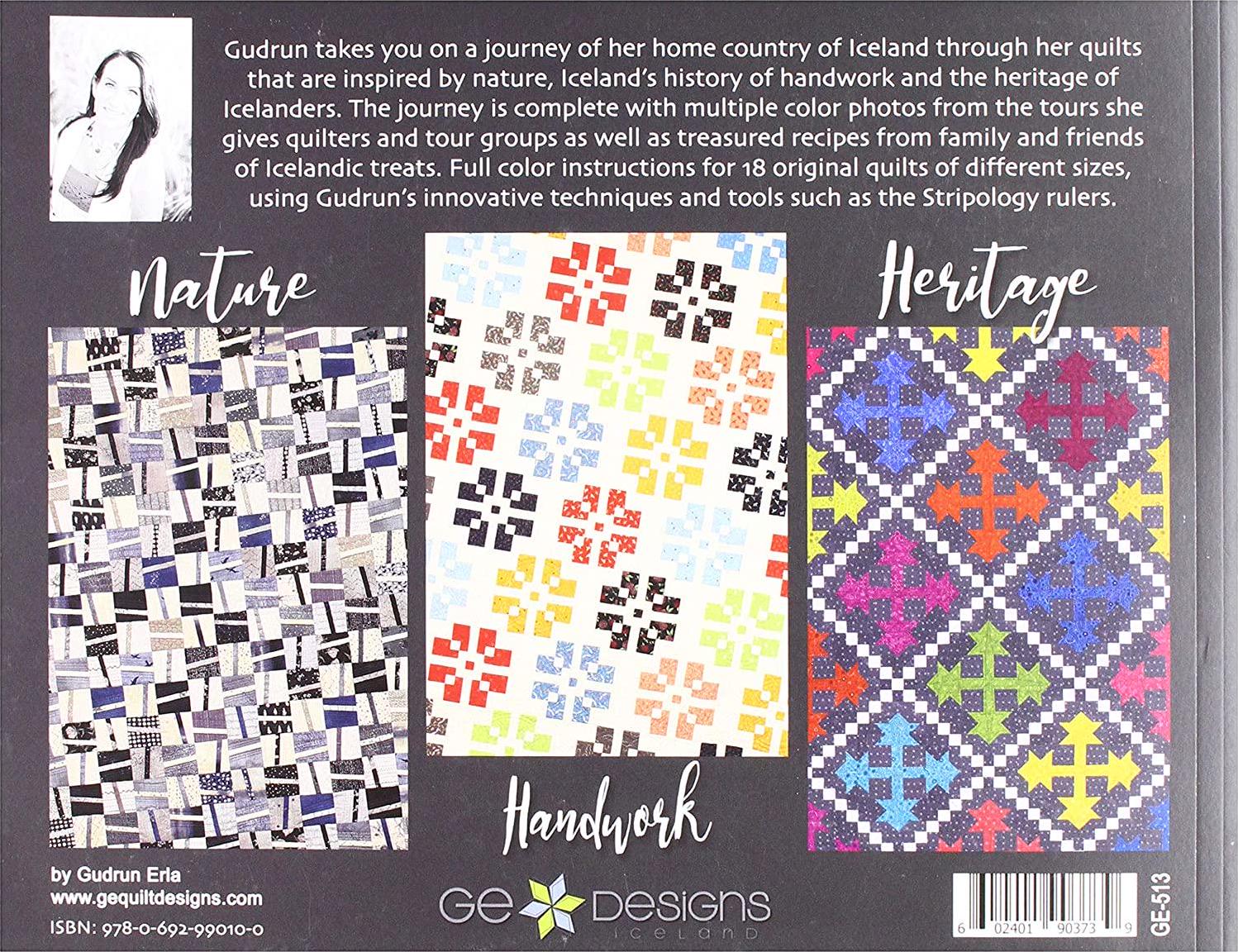 G. E. Designs, G. E. Designs GE-513 Quilts of Iceland Book