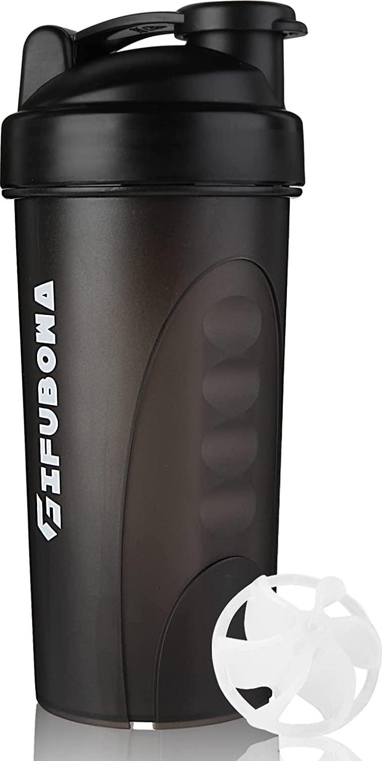 GIFUBOWA, GIFUBOWA Shaker Bottle, 28oz shake bottle for Protein Mixes or Powdered Drinks for Gym Sport Matte Black