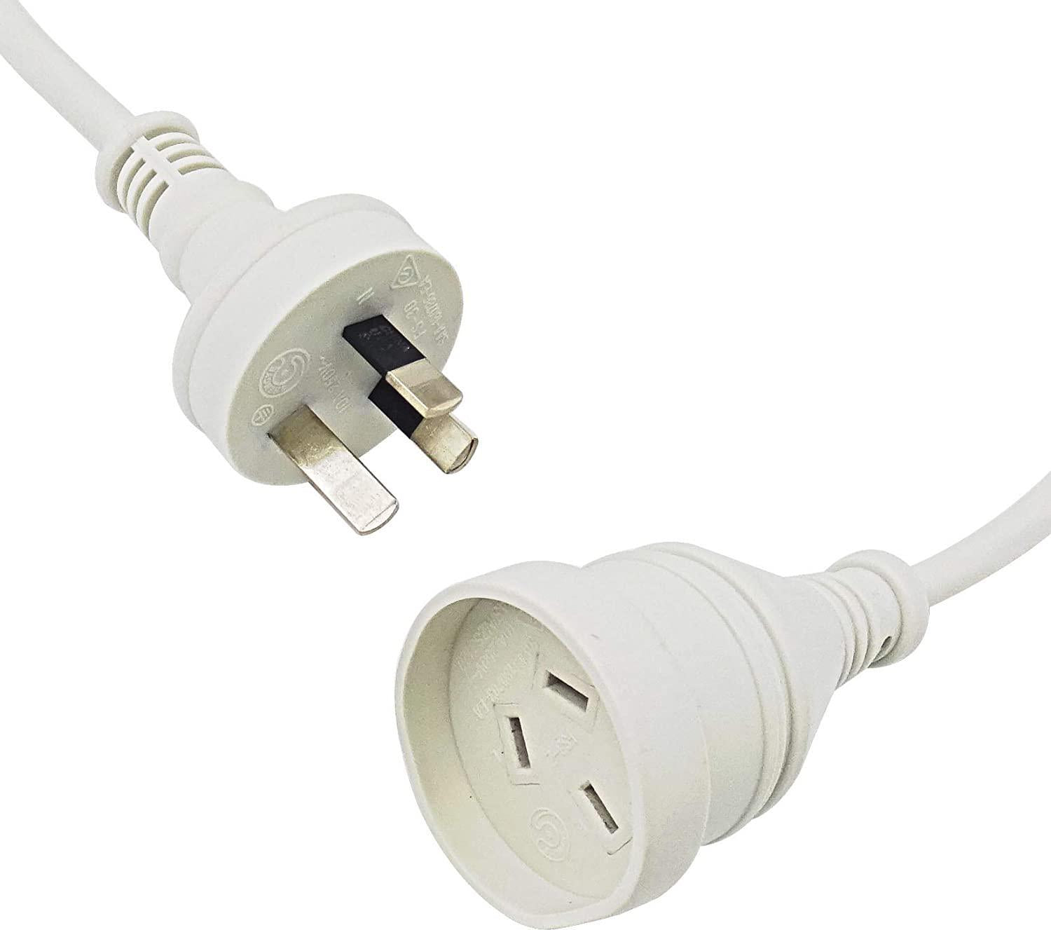 GOLINX, GOLINX 3m Power Extension Cord. 10A/240V/2400W Rated. RCM Approved. White.