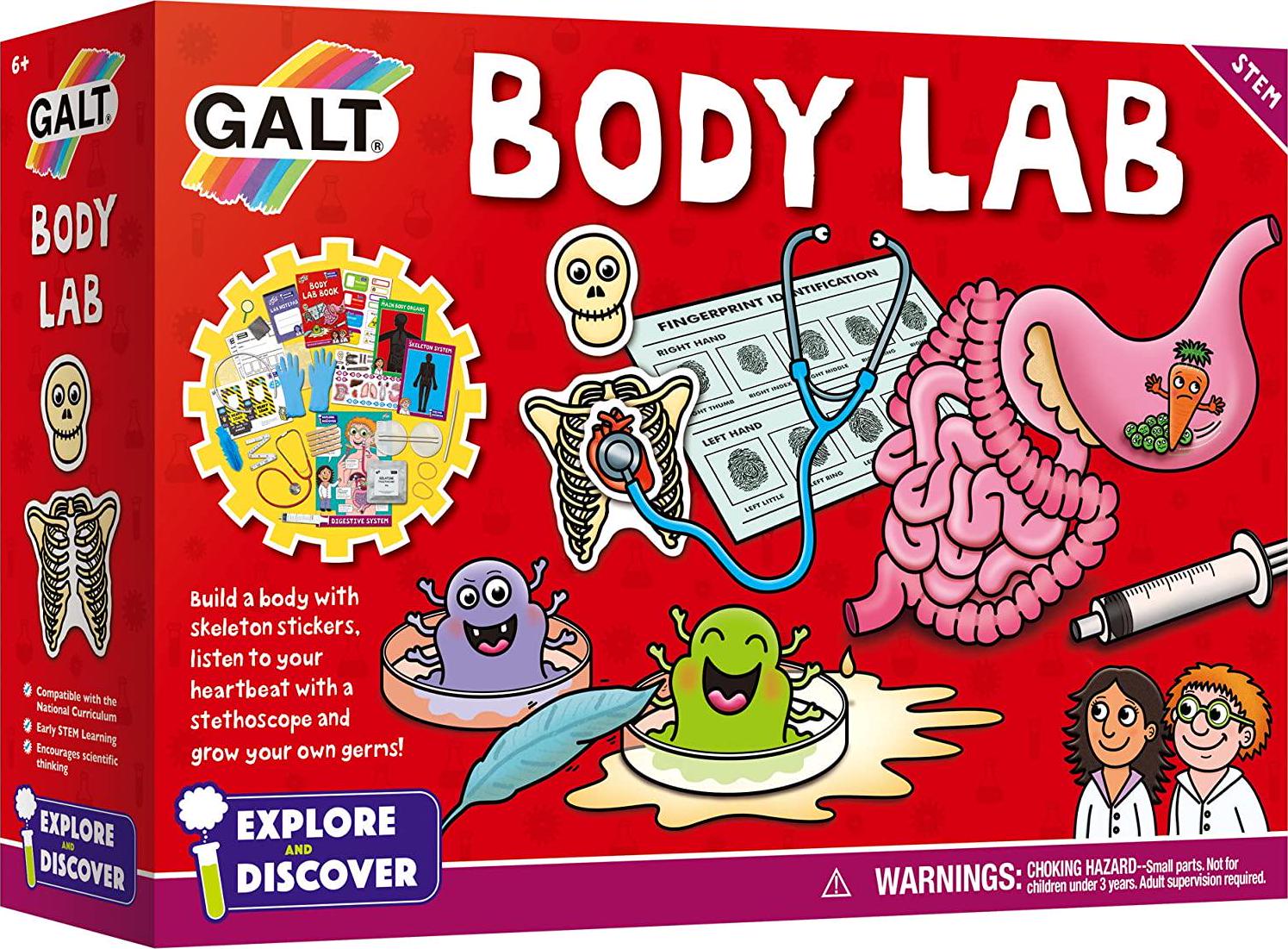 Galt, Galt Toys, Body Lab, Biology Science Kit for Children, Ages 6 Years Plus