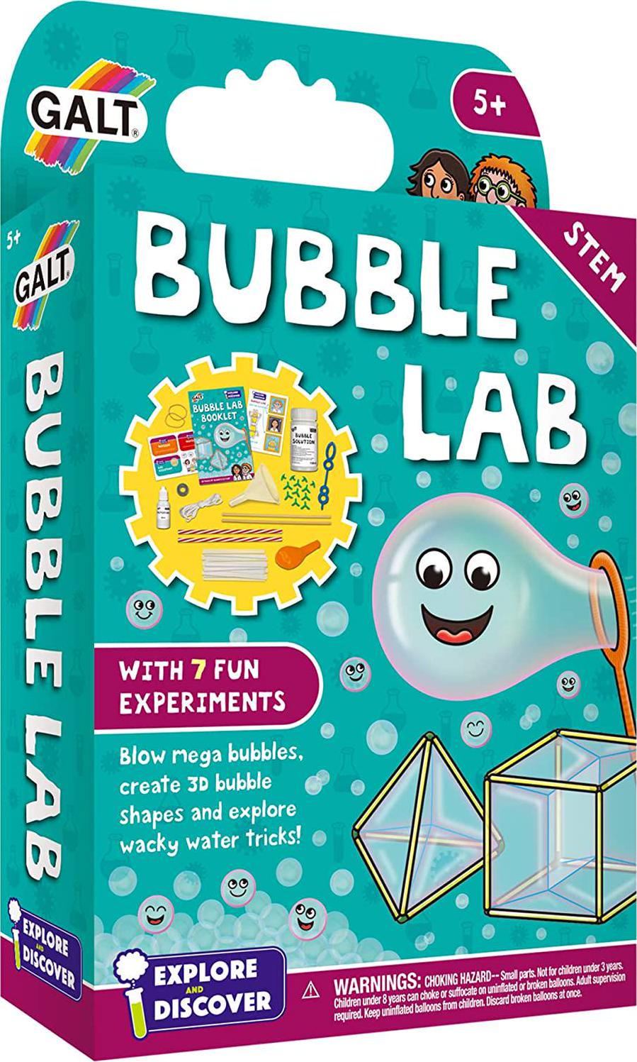 Galt, Galt Toys, Bubble Lab, Science Kit for Kids, Ages 5 Years Plus