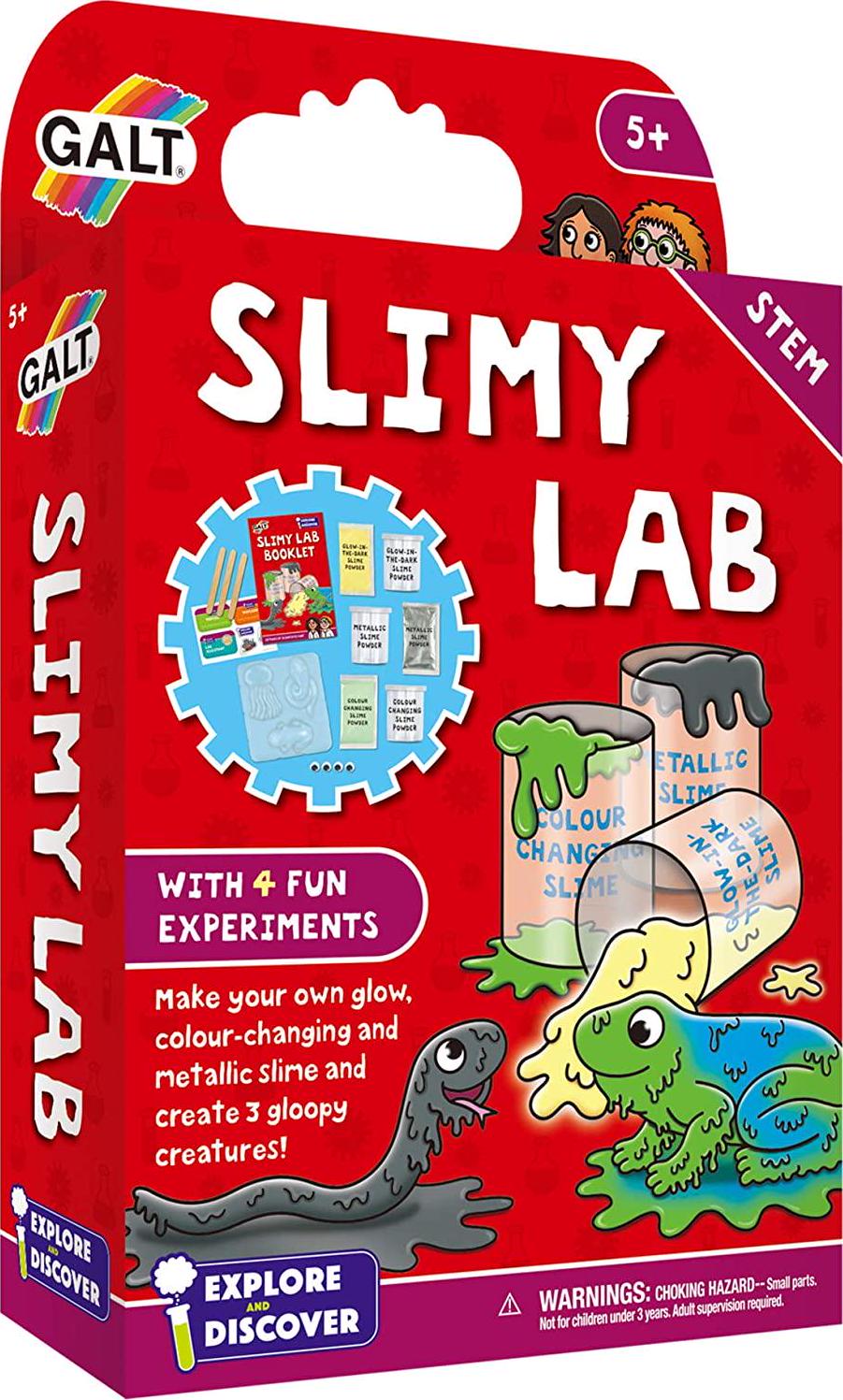 Galt, Galt Toys, Slimy Lab, Science Kit for Kids, Ages 5 Years Plus