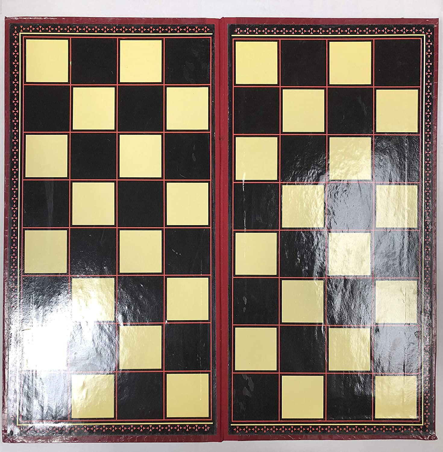 Gamez Galore, Gamez Galore Folding Leatherette Chess and Draughts Board