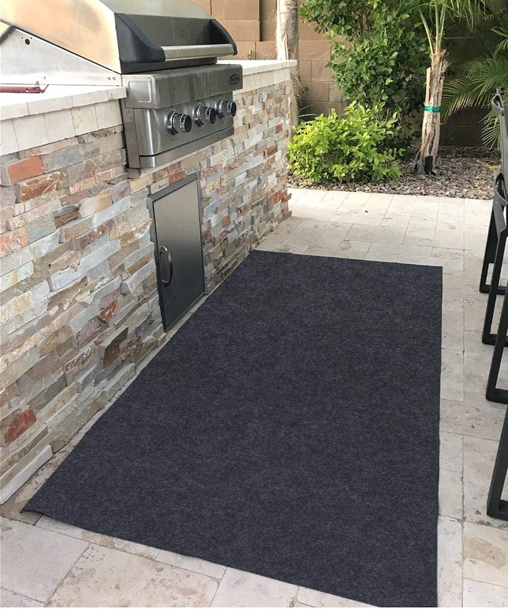 Sensko, Gas Grill Mat，Premium BBQ Mat and Grill Protective Mat—Protects Decks and Patios from Grease Splashes,Absorbent Material-Contains Grill Splatter，Anti-Slip and Waterproof Backing，Washable (36"×71.6")