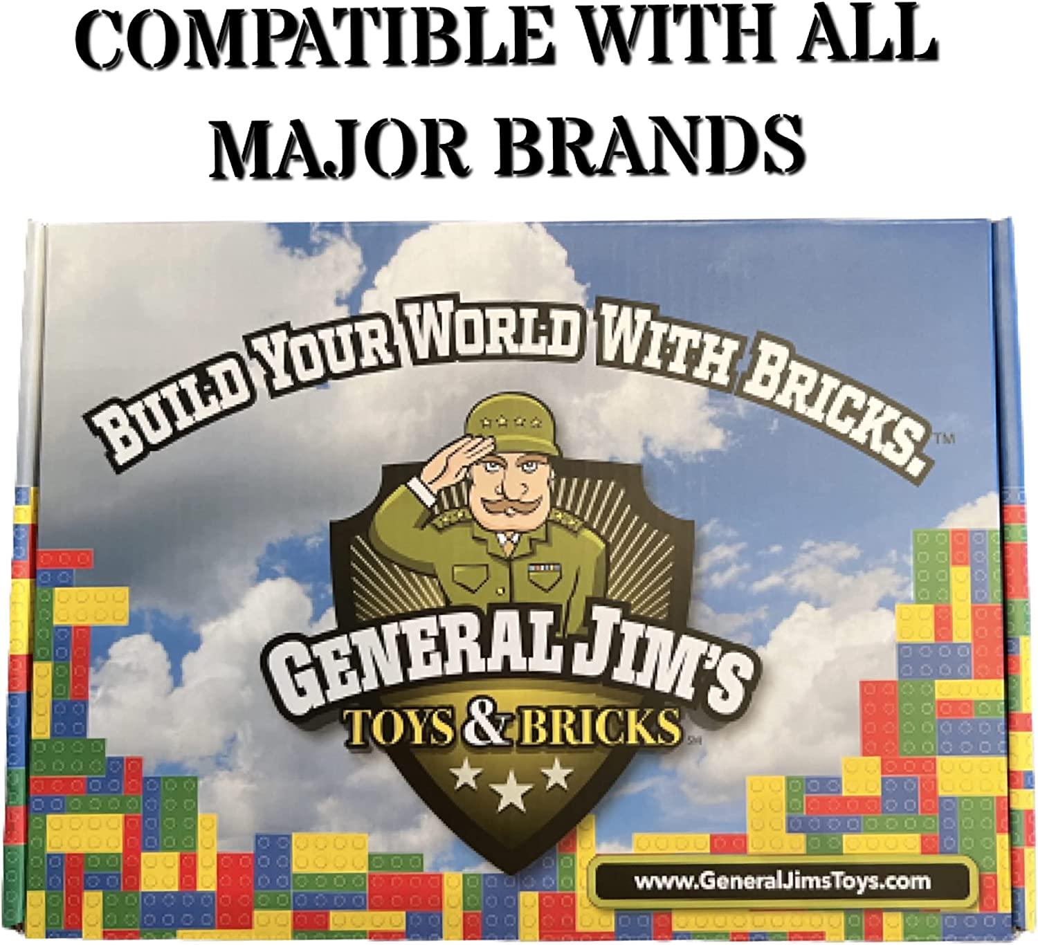 General Jim's, General Jim's Architectural City Creator Expert Downtown BBQ Diner Restaurant Building Blocks Toy Kit Set for Kids and Adults - Building Houses
