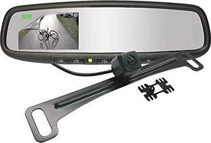 Gentex/Mito, Gentex GENK3345S High Definition Rear Camera Display Mirror with Compass, Homelink and Camera