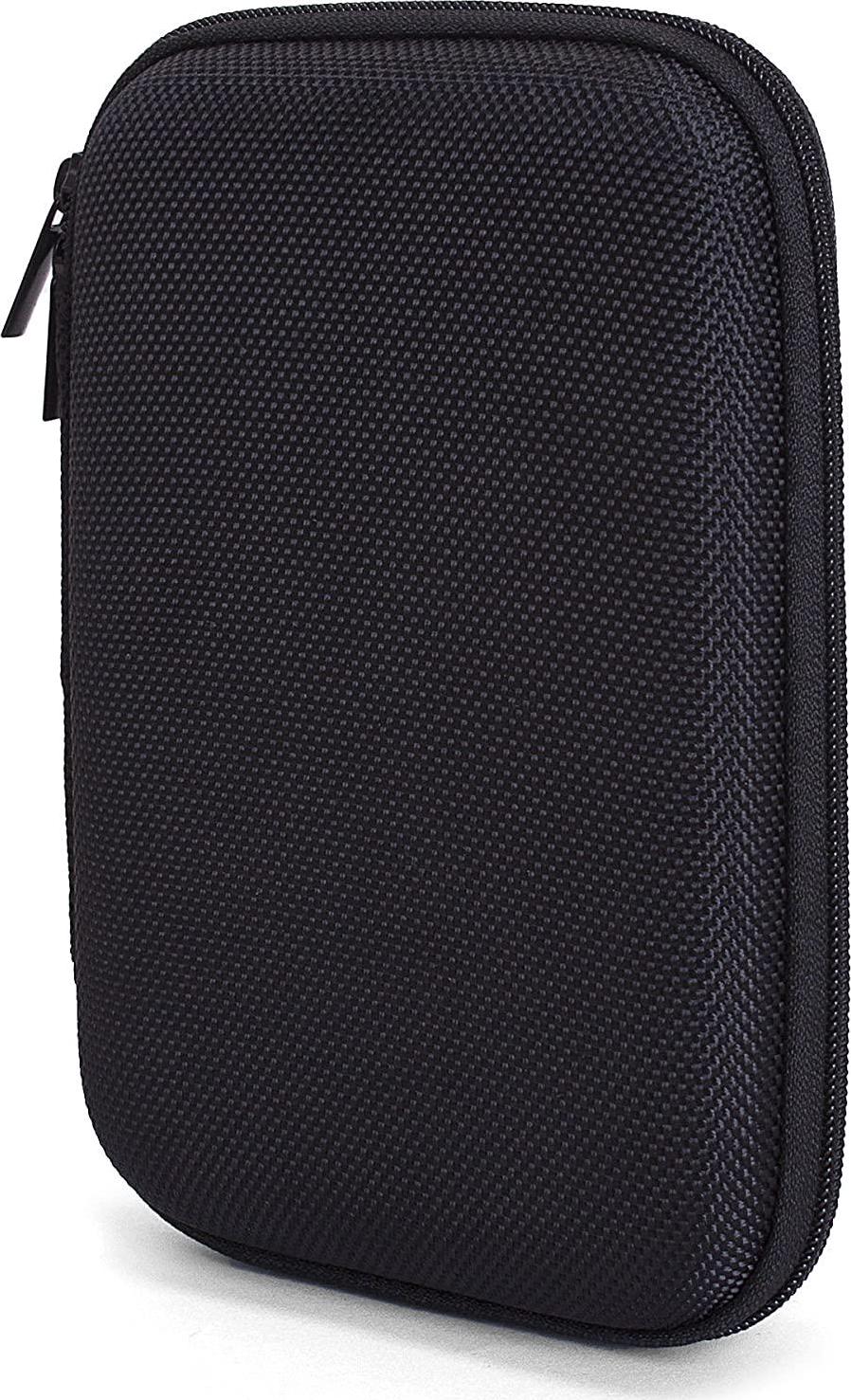 Ginsco, Ginsco EVA Hard Carrying Case for Portable External Hard Drive Power Bank Charger USB Cable Battery SSD Case (Black)