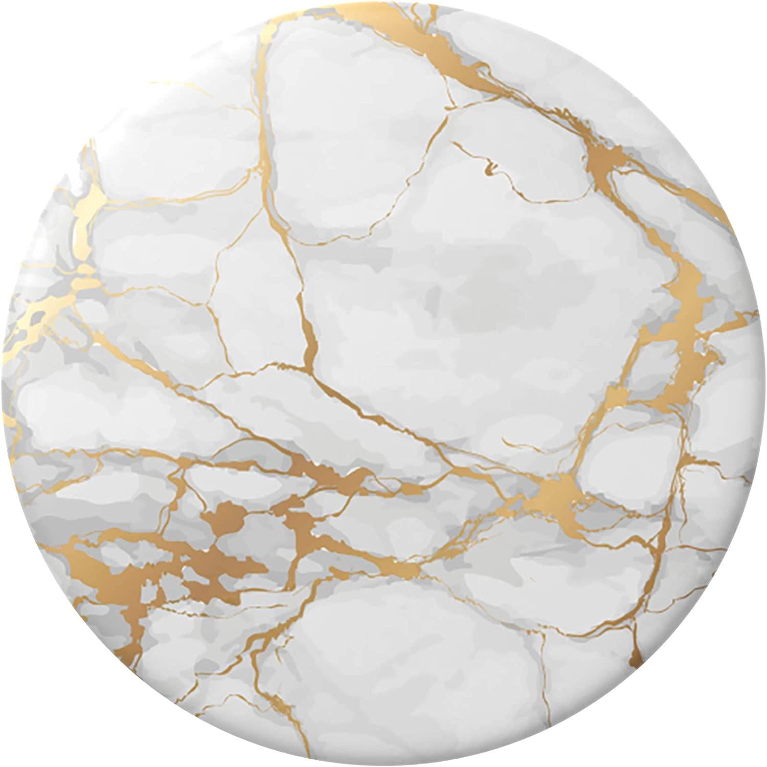 PopSockets, Gold Lutz Marble - PopSockets Swappable PopGrip: Universal Phone Grip Holder