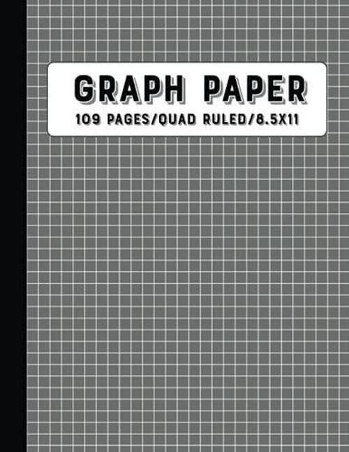 Adisan Books (Author), Graph Paper Composition Notebook: Grid Paper, Quad Ruled, 109 Sheets, 8.5x11