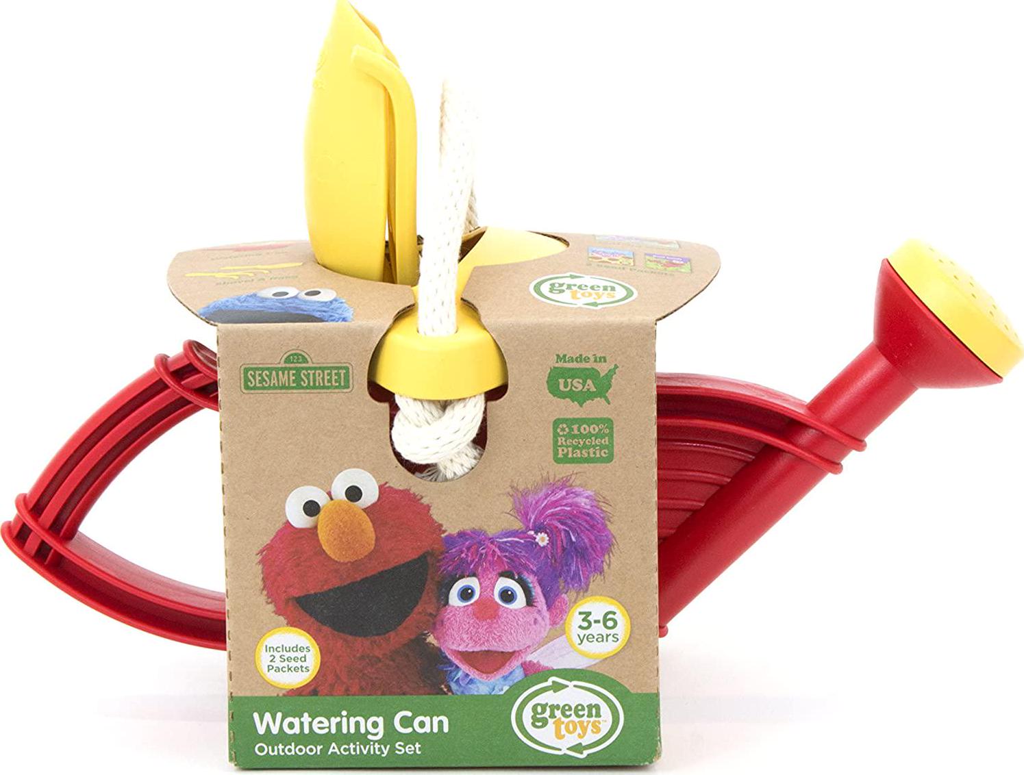 Green Toys, Green Toys Sesame Street Watering Can - Elmo Outdoor Activity Set